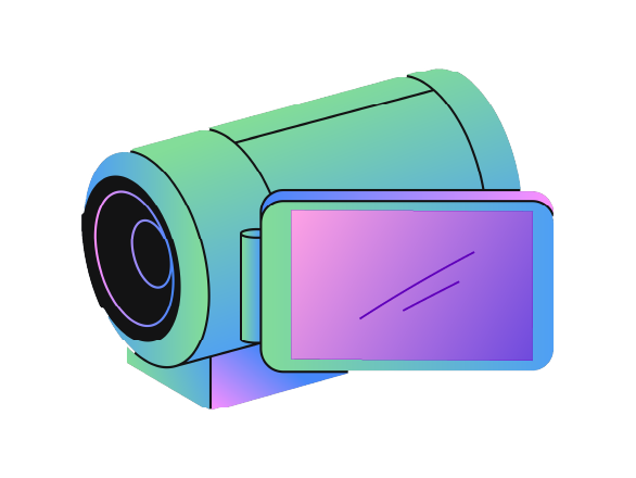 Video camera animation