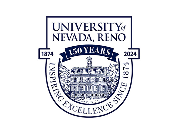 University of Nevada, Reno, sesquicentennial logo.