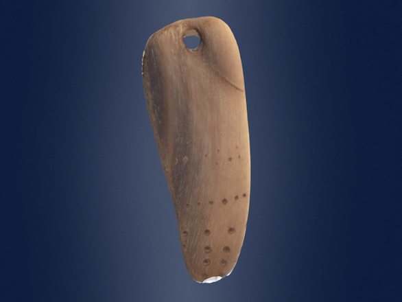 Scan of a Sheep Horn Pendant