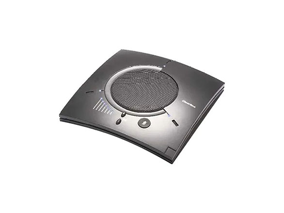 Flat, square shaped conference Chat 150 Speakerphone.