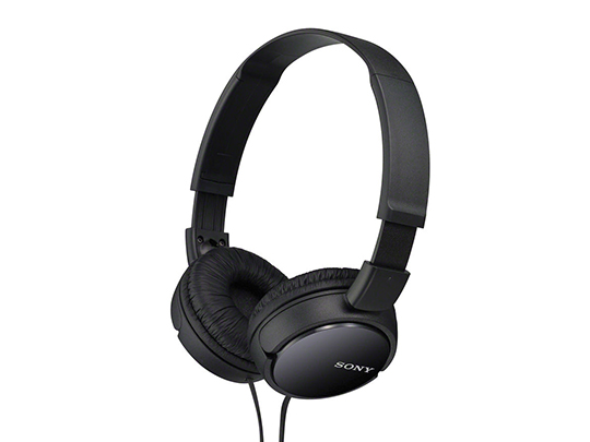 Black Sony Headphones with padded earpieces