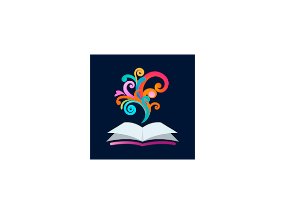 Browzine logo with a flourish of colors emerging from a book