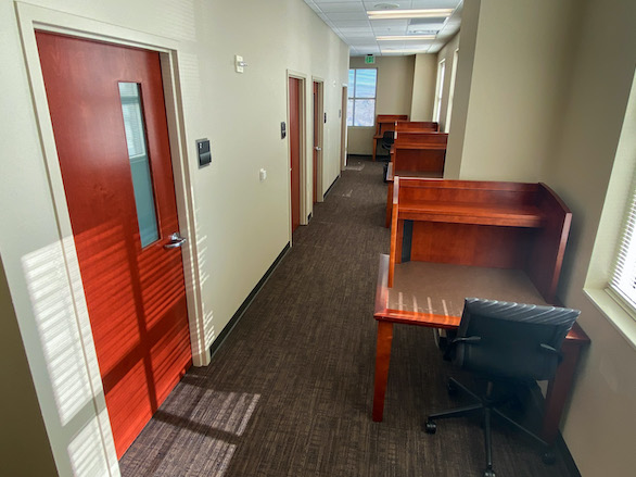 A view of the faculty and graduate reserved studies.