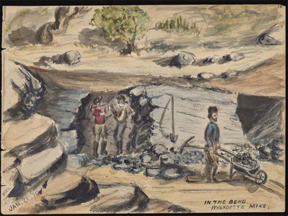 Selection from the Walter S. Long Sketchbooks and Drawings.