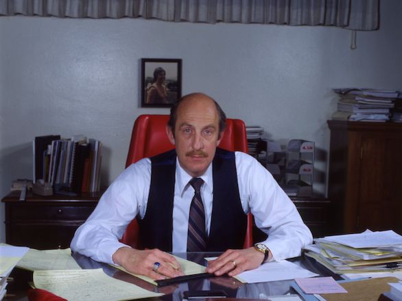 Image of the late university president, Joseph Crowley.