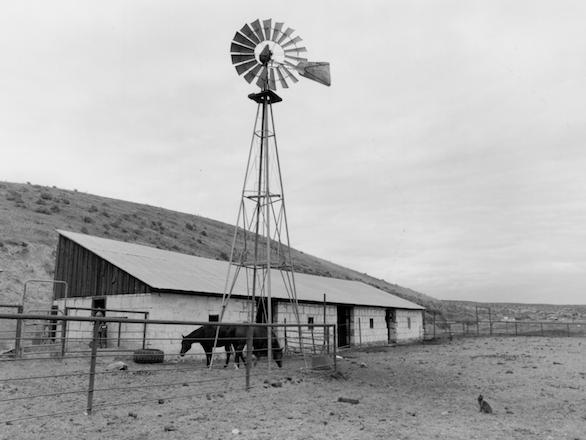 Old western home in the desert.