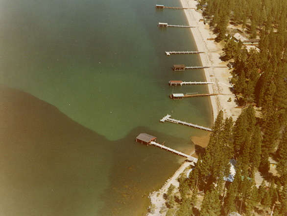 South East of Incline and Third Creek at Mill Creek, 1967. From the Lake Tahoe Area Council Records (NC1200), UNRS-P2003-10-443. 