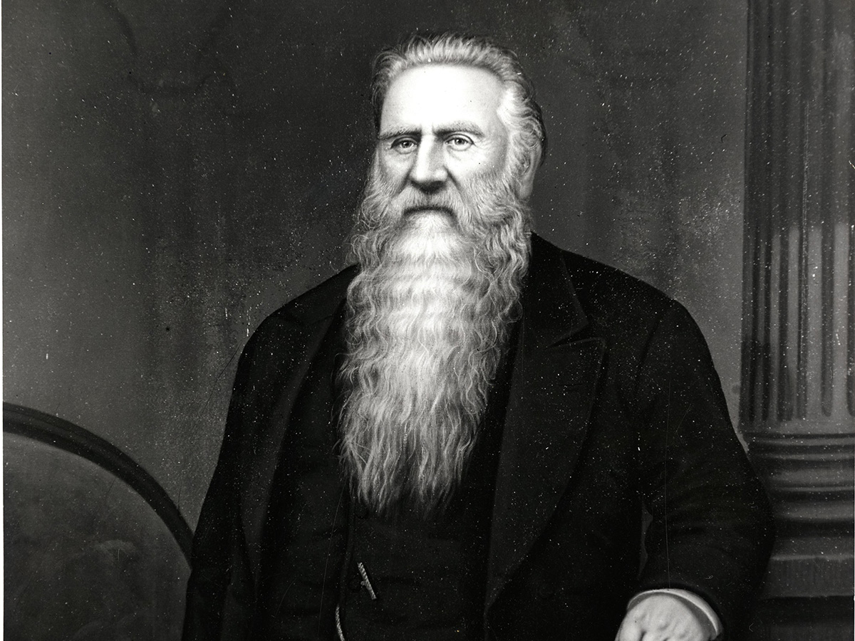 Photograph of print of L. R. Bradley, second Governor of Nevada