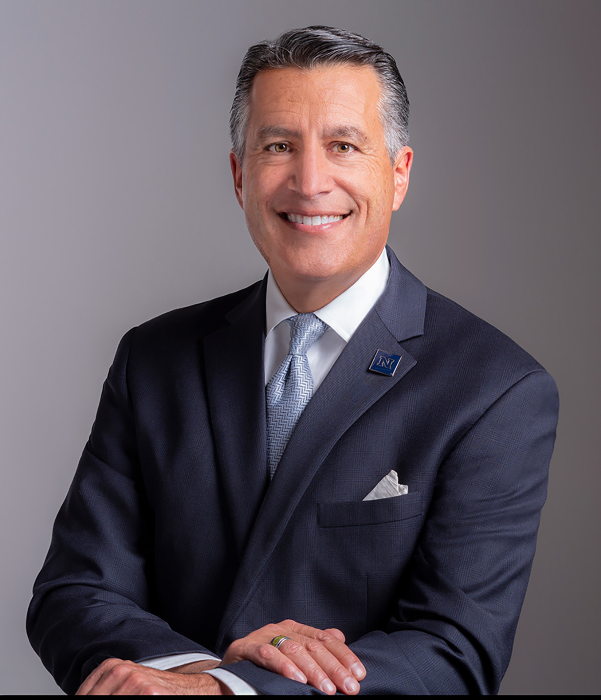 Portrait of University President Brian Sandoval.