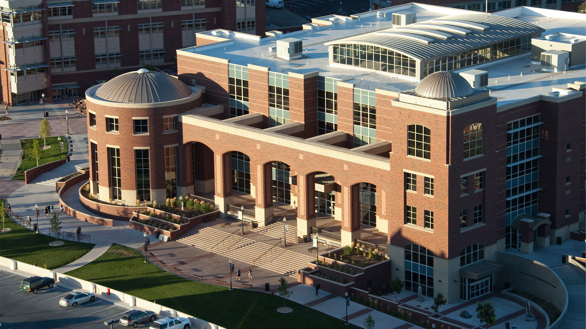 Aerial view of the MIKC Knowledge Center.