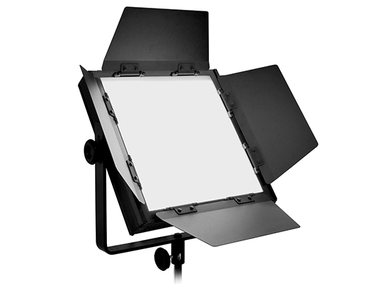 Square Flolight on adjustable stand with folding side panels