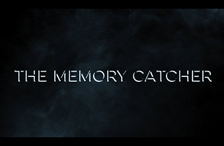 Black background with white font that says "The Memory Catcher".